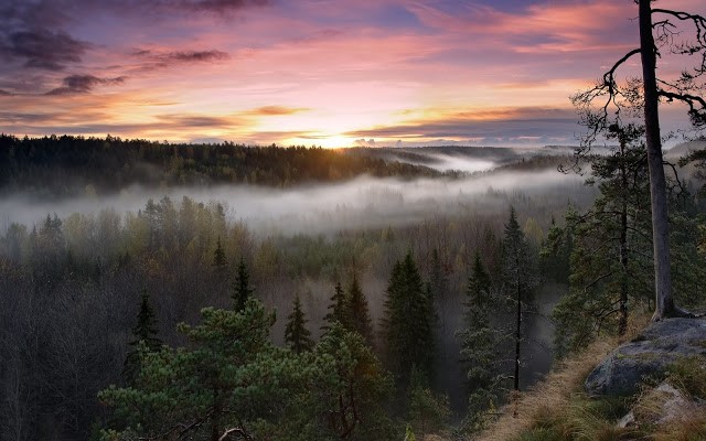 Финляндия фото закат