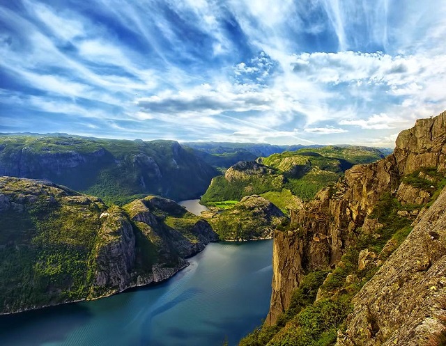 Фьорды Норвегии природа
